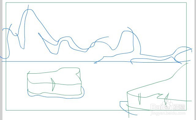 flash绘制南极风光场景