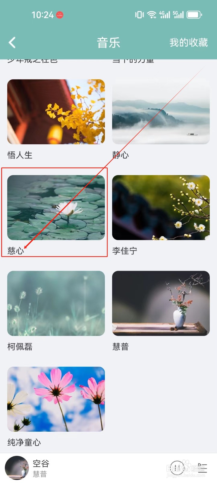 正气APP怎么查看《慈心》音乐分类？