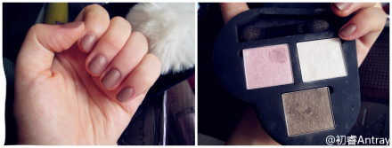 想涂漂亮哑光指甲油？用眼影即可DIY哑光甲油