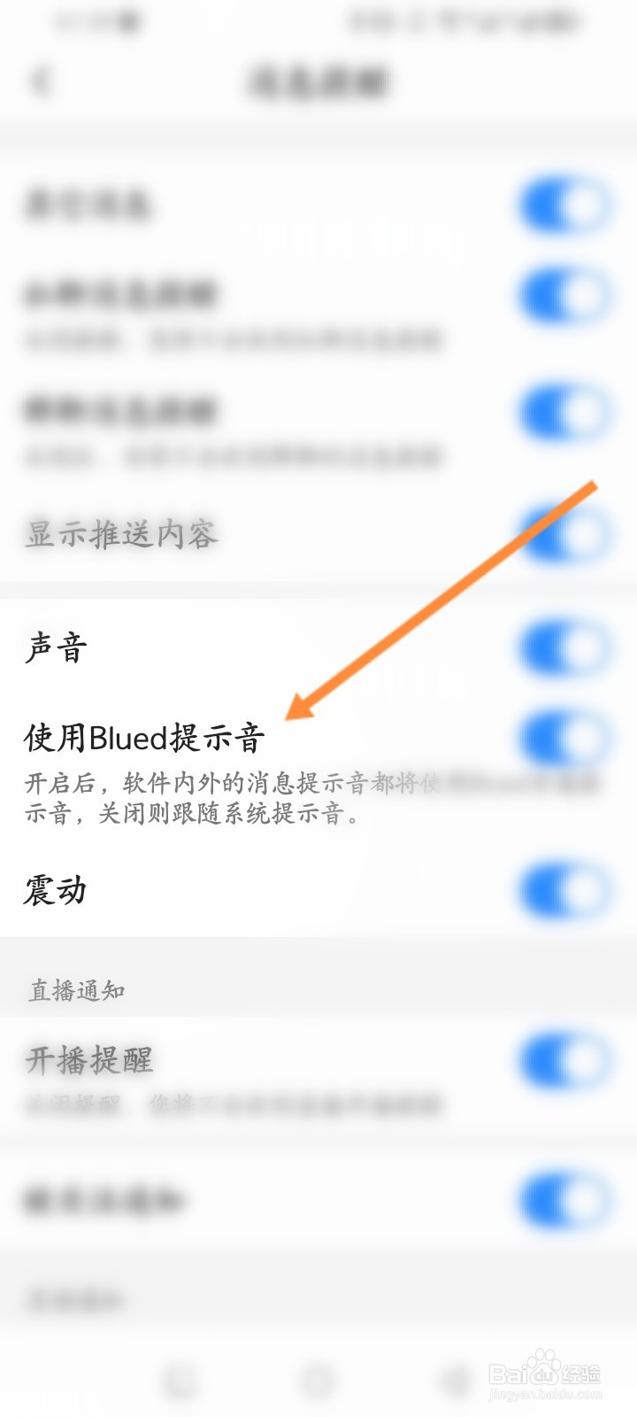 怎么开启使用Blued提示音功能