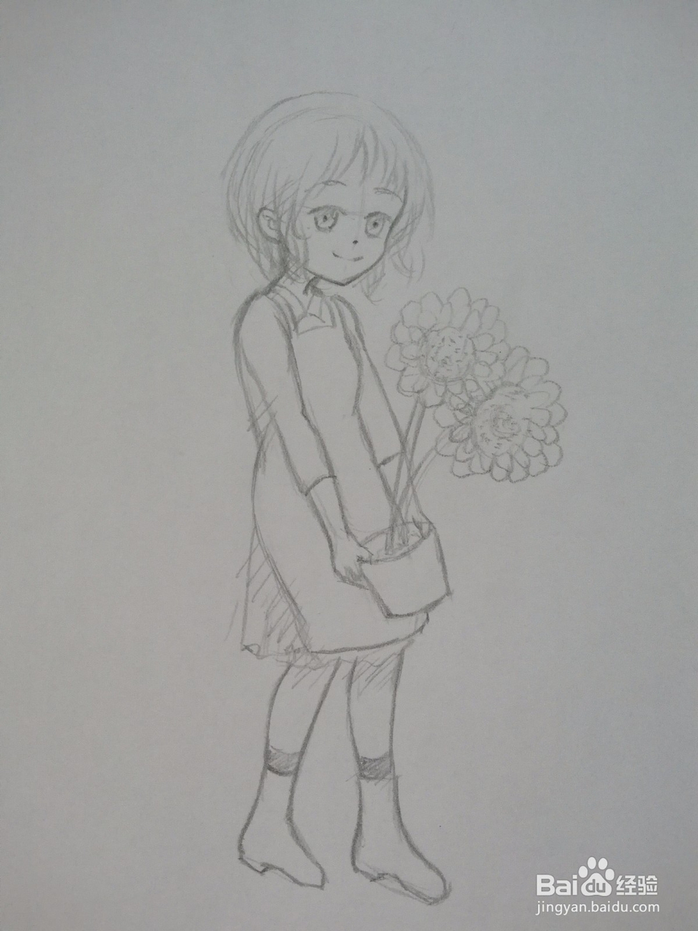 怎么画动漫人物手绘线稿