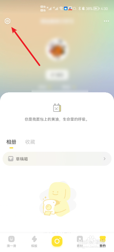 黄油相机怎么开启图标收集