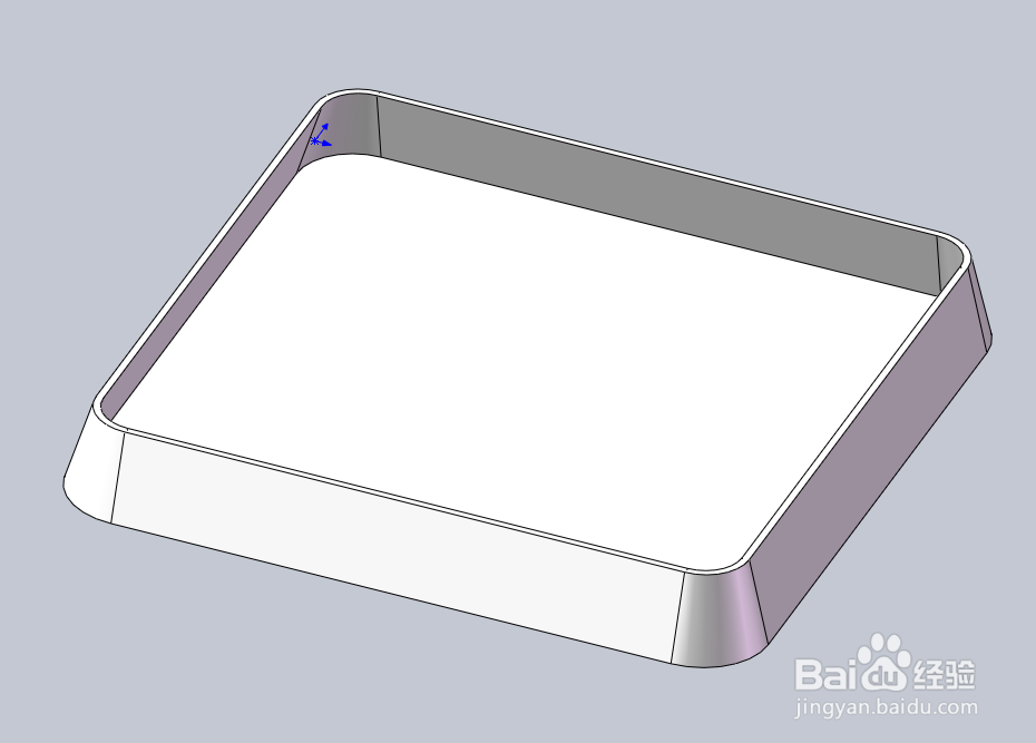 Solidworks2016画一个简单的烟灰缸