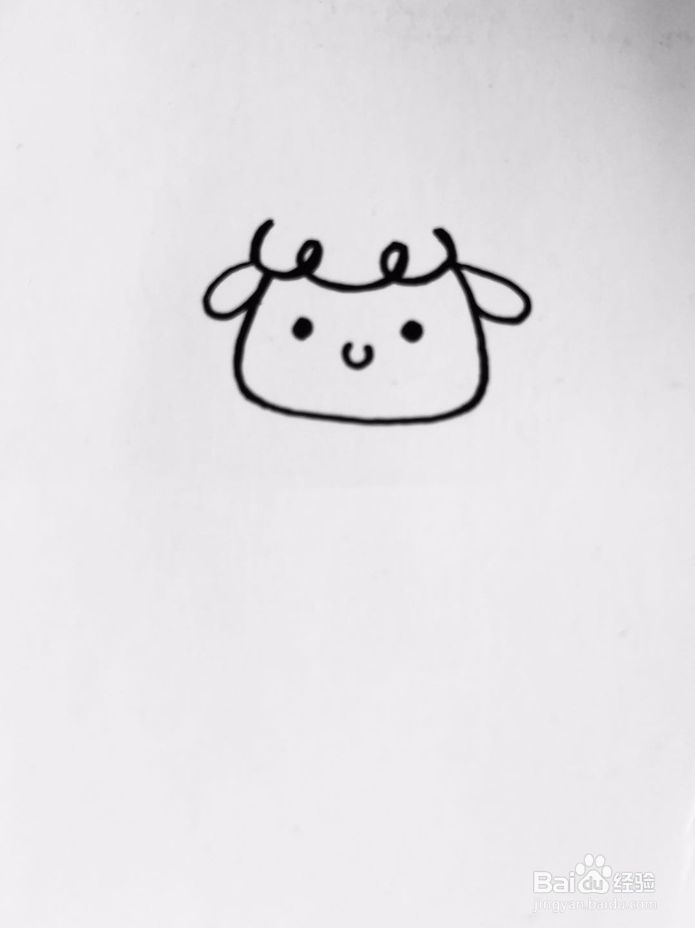 茉莉手绘之萌系绵羊