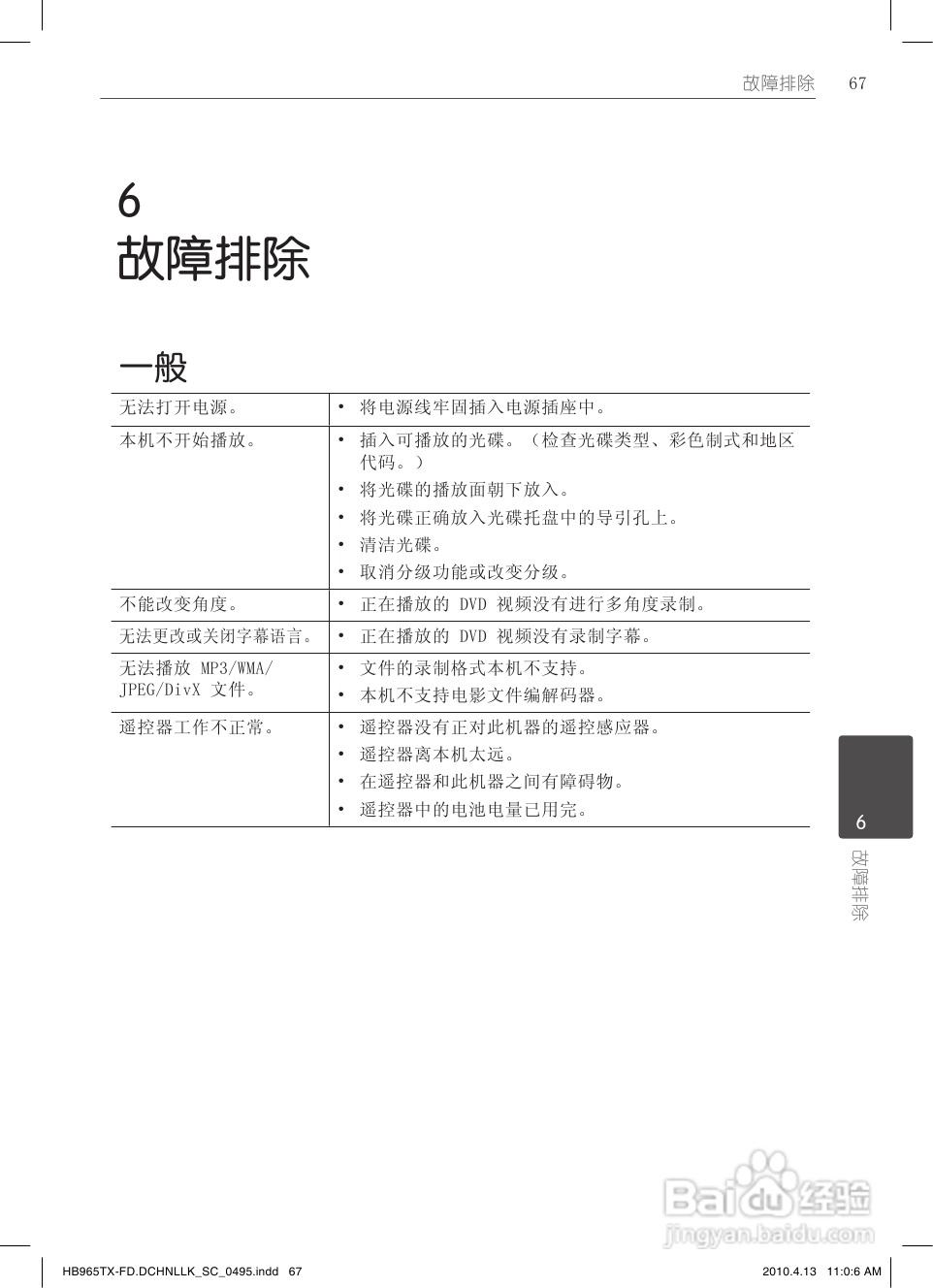 LG HB965TX家庭影院使用说明书:[4]