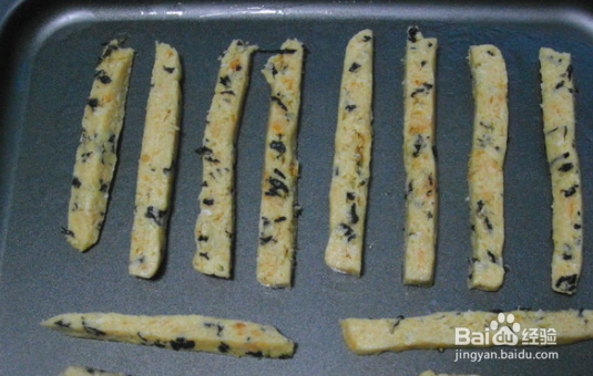 如何制作肉松饼干棒