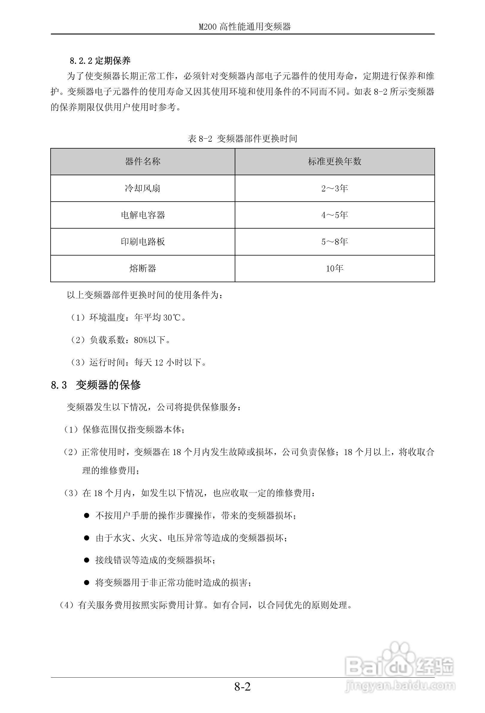 易驱M200-2S0022VER0M00通用变频器使用说明书:[9]