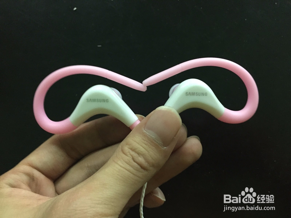 SAMSUNG GALAXYS6挂耳式运动耳机开箱晒物