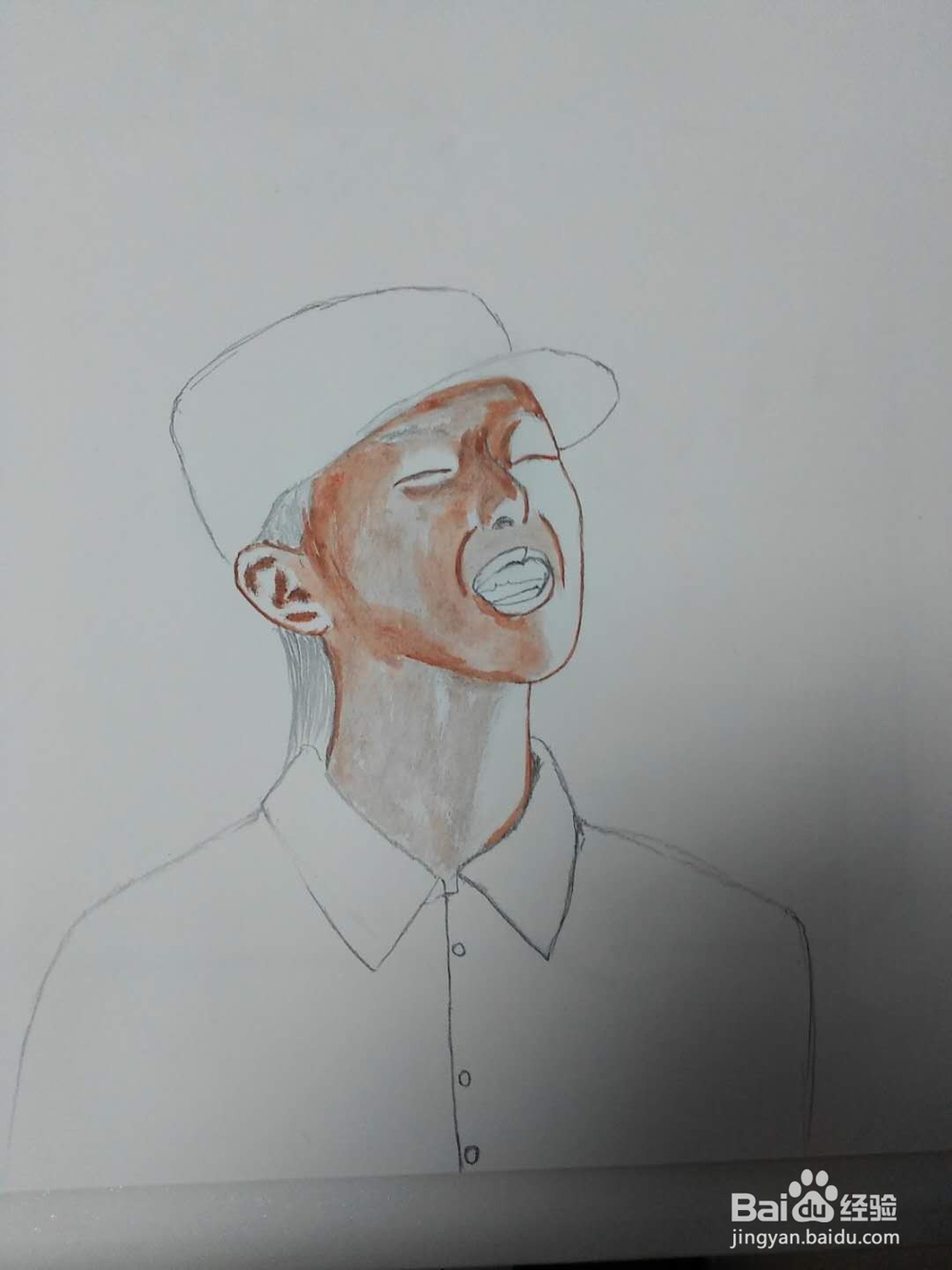 周冬雨的仕女画法。