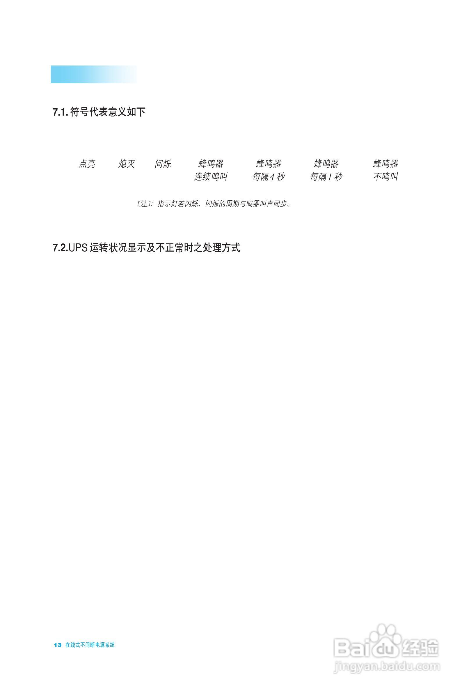 科士达Master系列在线式不间断电源用户使用说明书:[2]