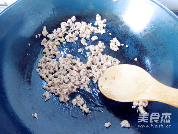 肉末酸豆角的做法