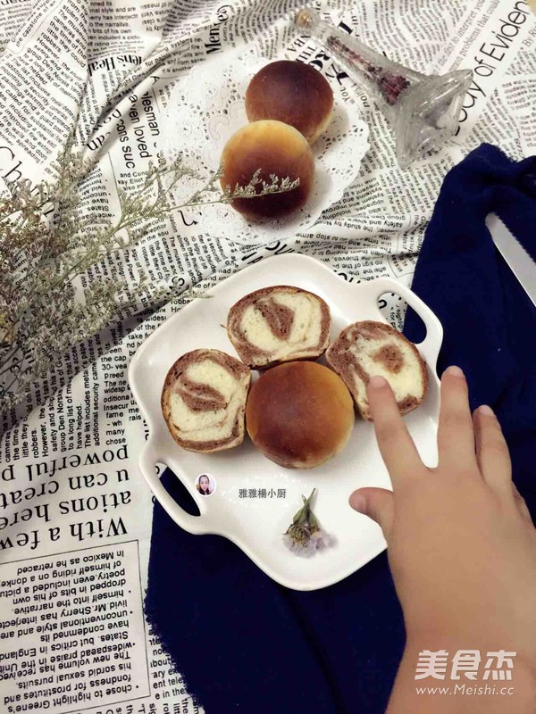 双色小餐包的做法