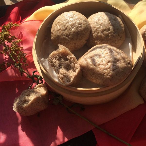 全麦小麦胚芽粗粮馒头