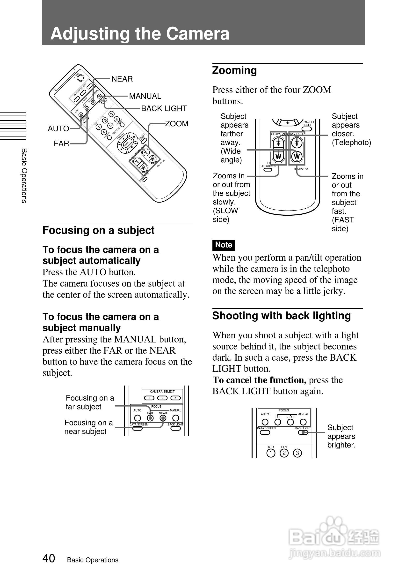 SONY EVI-D100视频摄像机说明书:[4]