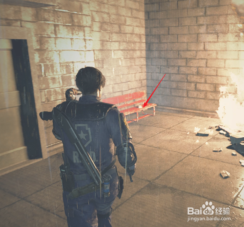 生化2重制版里昂里关攻略27:获得绿色梅花钥匙