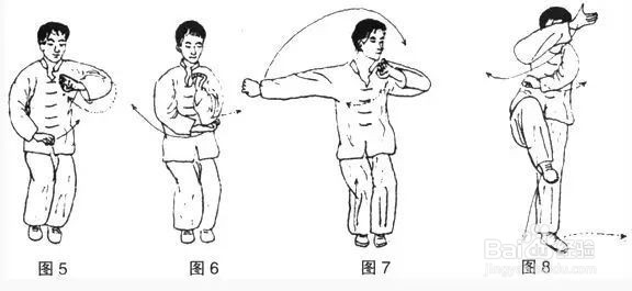 八极拳贴山靠图解