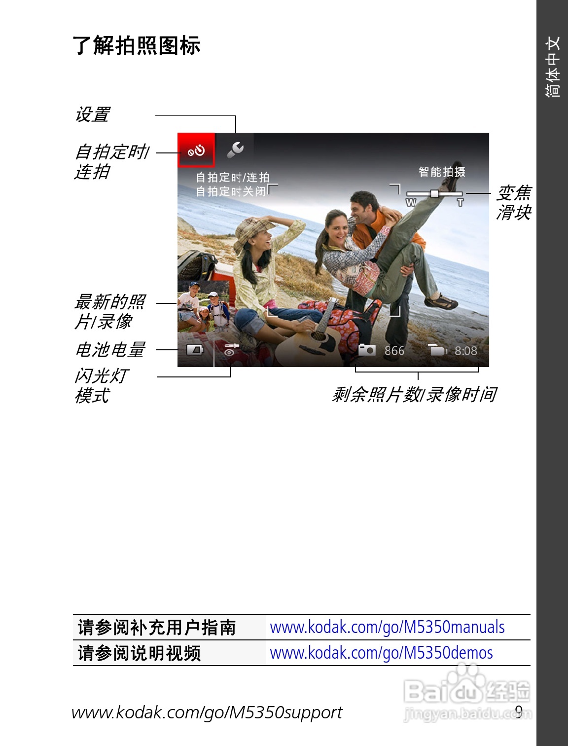 柯达M5350数码相机使用说明书:[1]