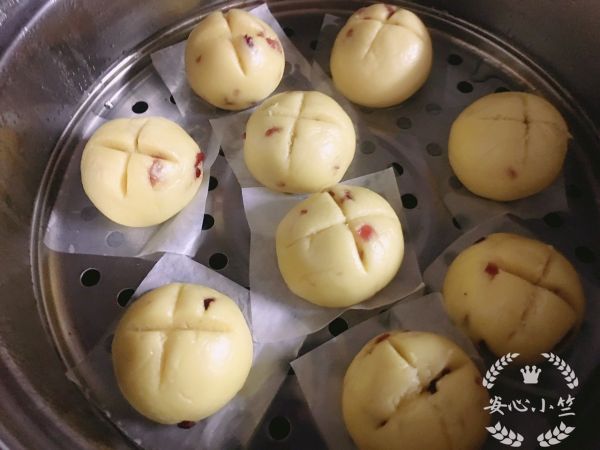 蔓越莓馒头（玉米面）