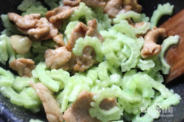 清炒苦瓜肉片