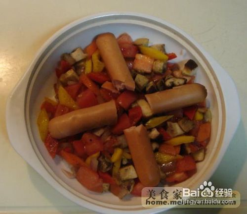 奶香肉肠烤米饭