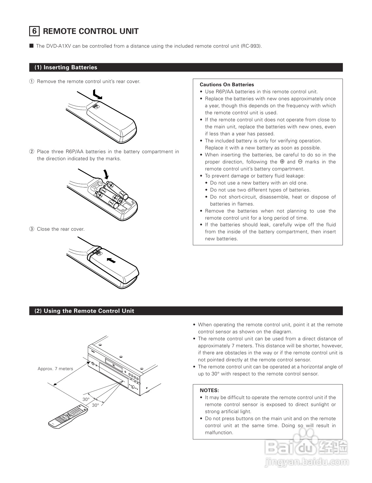 DENON DVD-A1XV播放机说明书:[2]