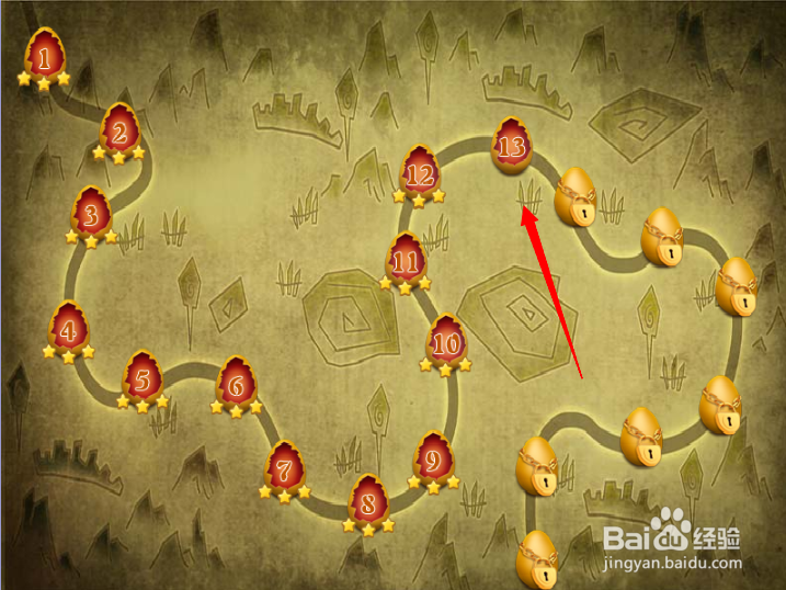 小游戏泡泡鸟历险记2第13关