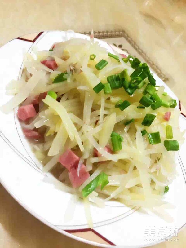 酸辣土豆丝的做法