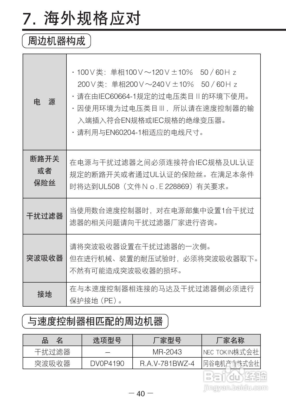 松下MGSD速度控制器使用说明书:[4]
