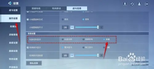 天启行动玩家名称显示如何设置