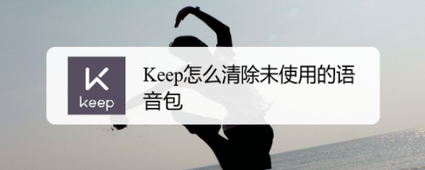 Keep怎么清除未使用的语音包