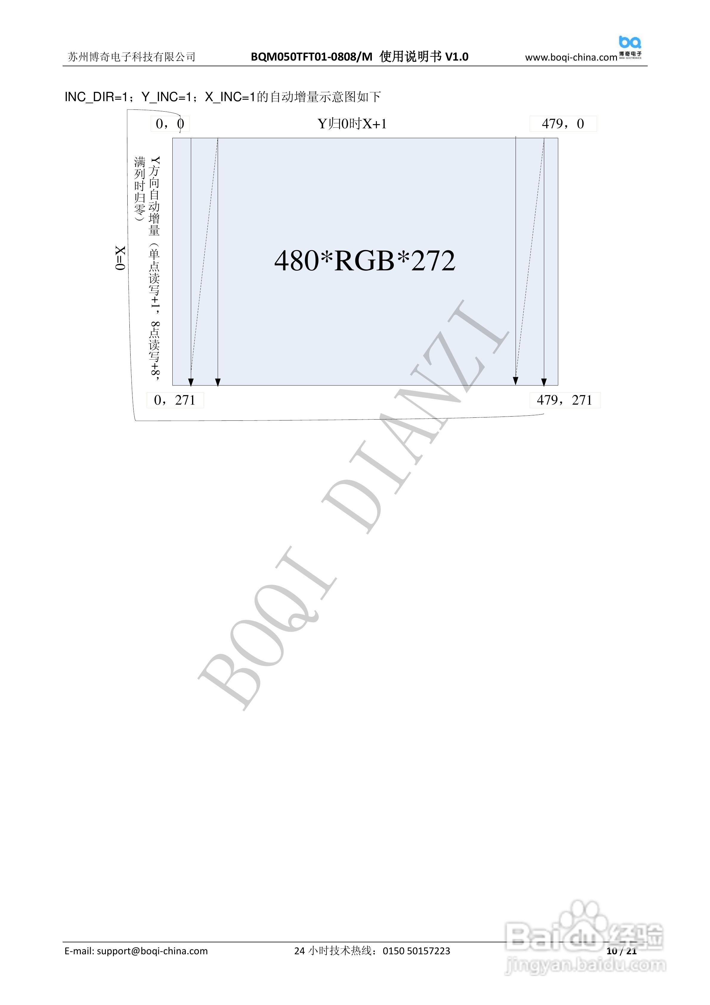 博奇单片机BQM050TFT01-0808液晶屏使用说明书:[2]