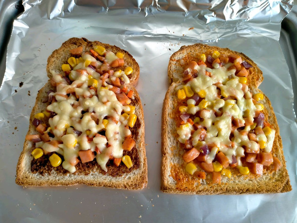 全麦吐司小披萨