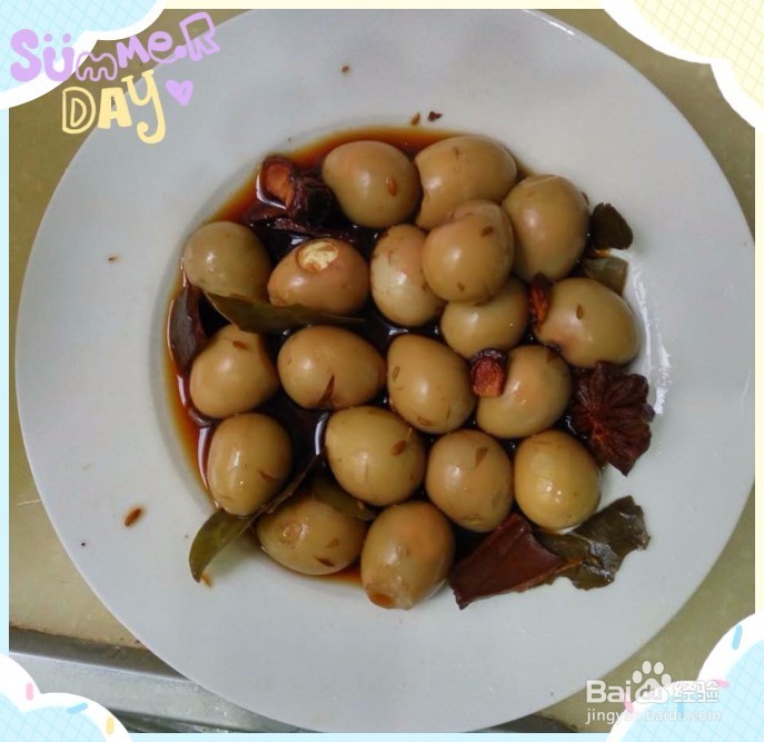 卤蛋葡萄酒的做法