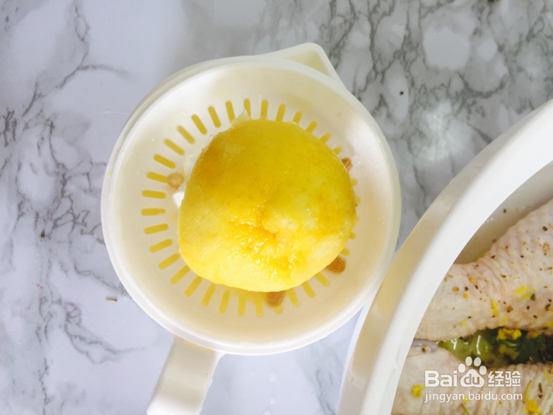 柠檬迷迭香烤鸡腿的做法