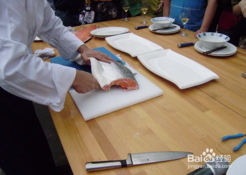 三文鱼各部位切片图解