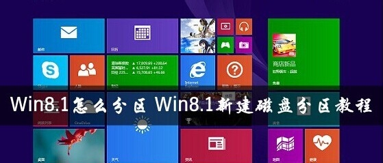 <b>Windows8新建磁盘分区</b>