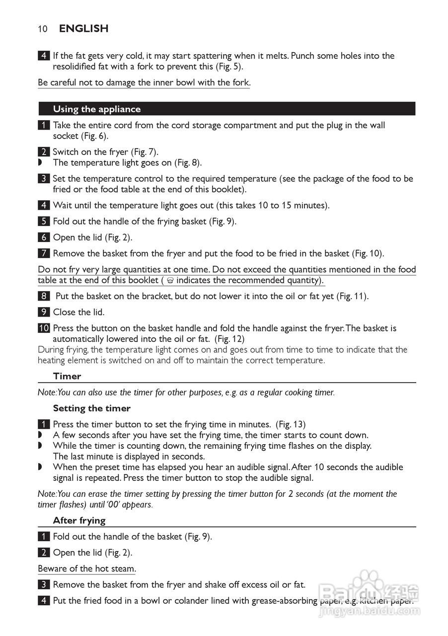 PHILIPS HD6107/HD6105电炸锅说明书:[1]