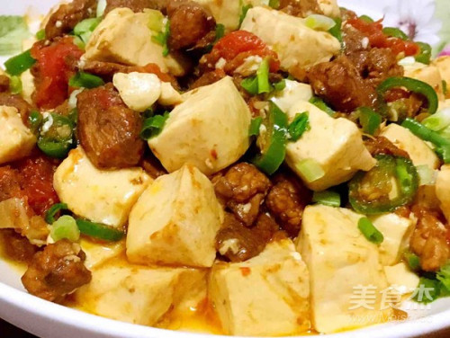 鸡肉烧豆腐的做法