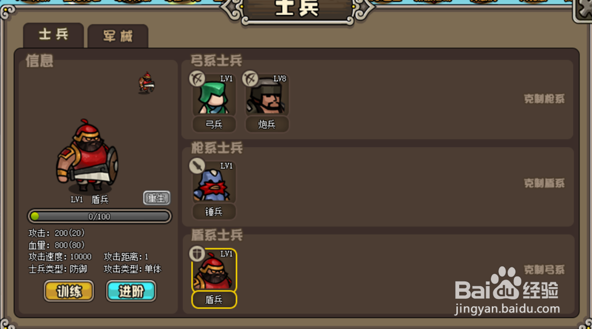 三国群英战里面的士兵怎么进行训练?