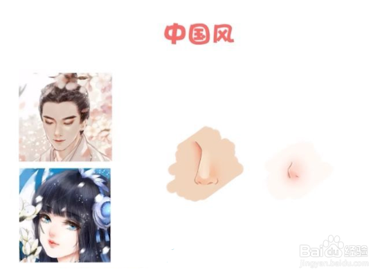 鼻子如何画不同画风鼻子的画法!
