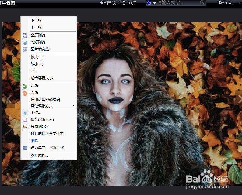 怎么使用可牛看图的全屏浏览功能