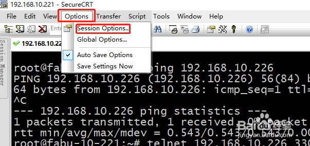 通过securecrt进行端口转发