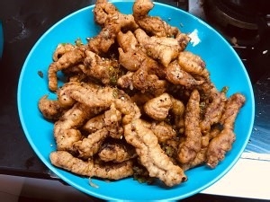 椒盐里脊的做法