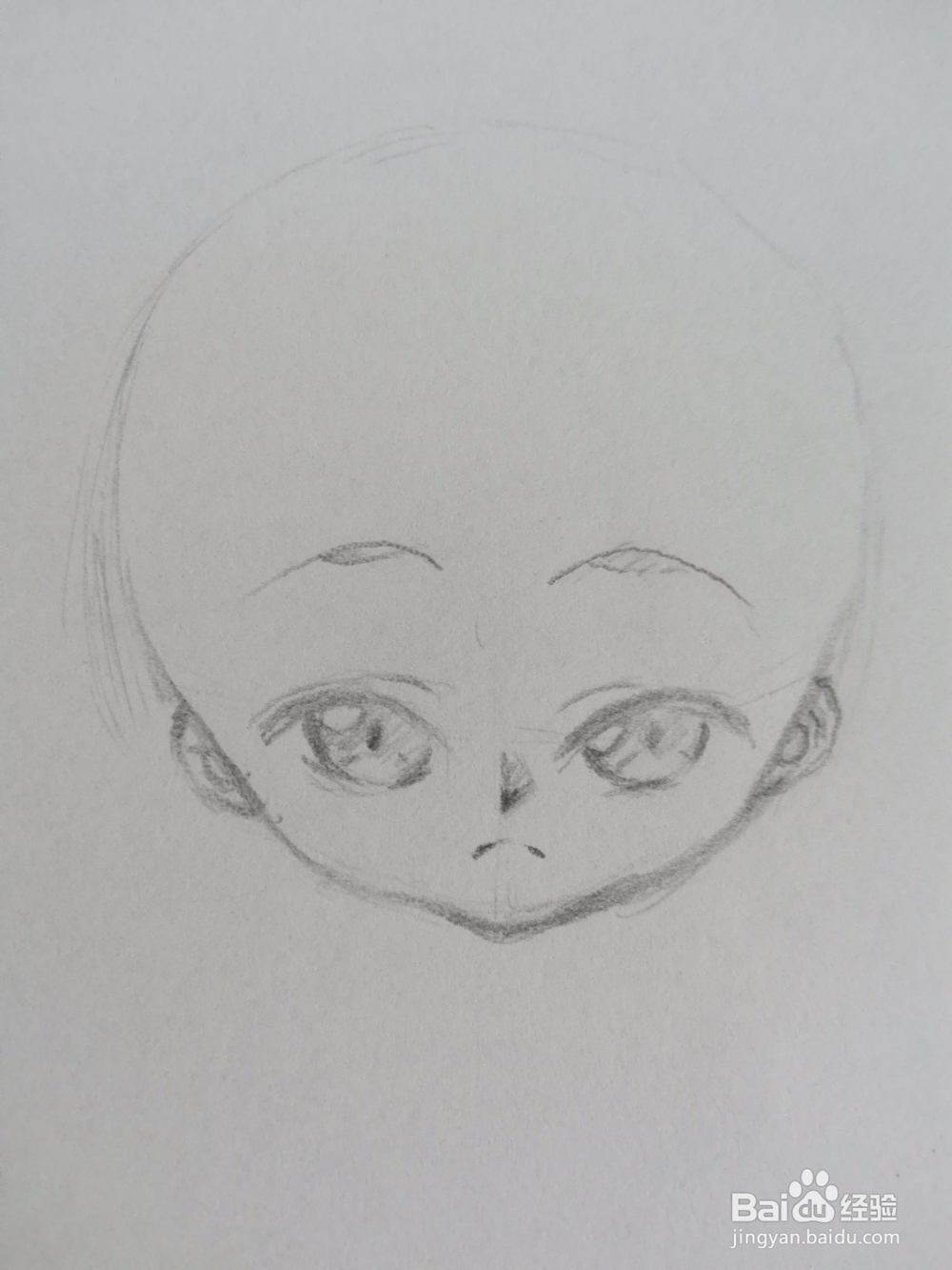 生闷气的漫画人物头部画法