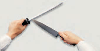 怎样使用磨刀棒(Steel)