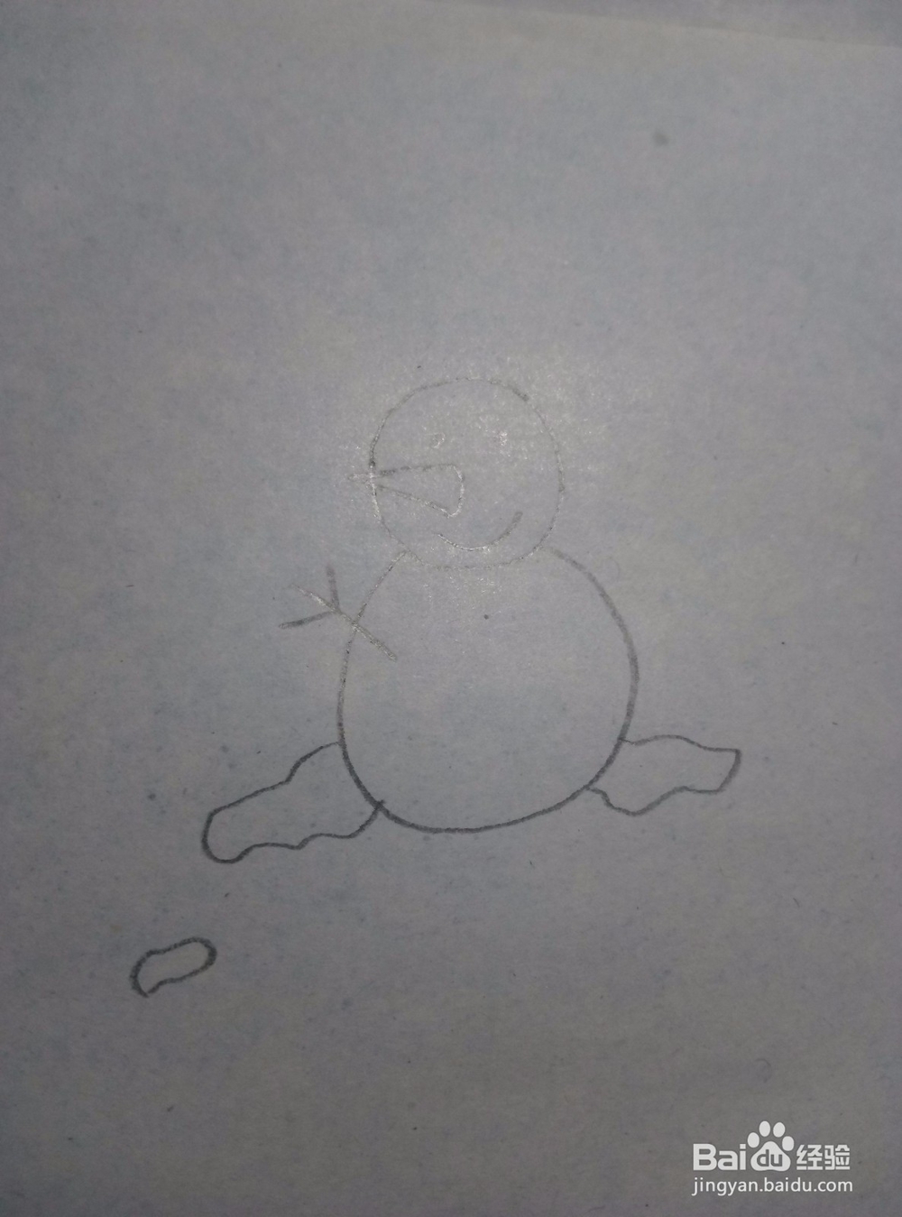 雪人的简笔画教程