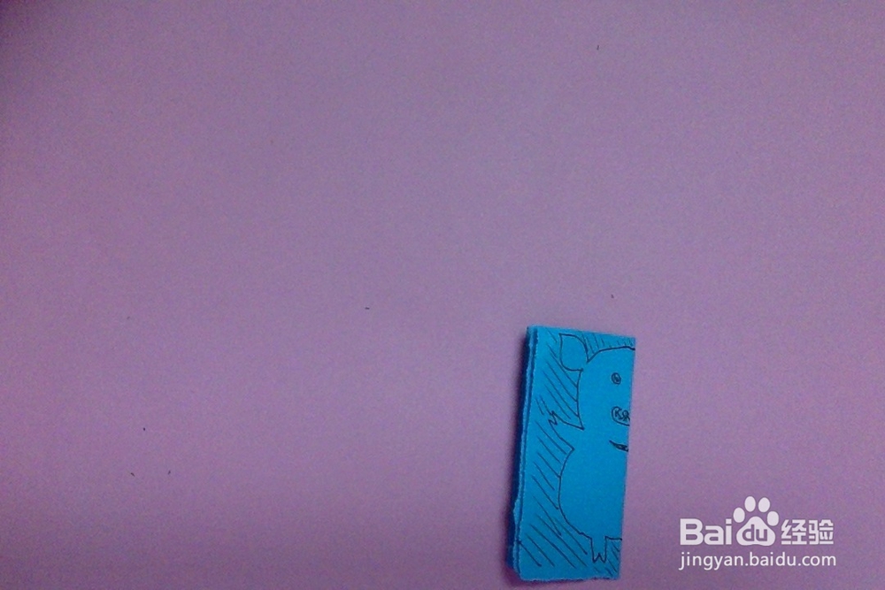 手工剪纸小猪怎么剪简单亲子互动游戏小猪的剪法