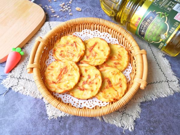 焦香土豆丝鸡蛋饼