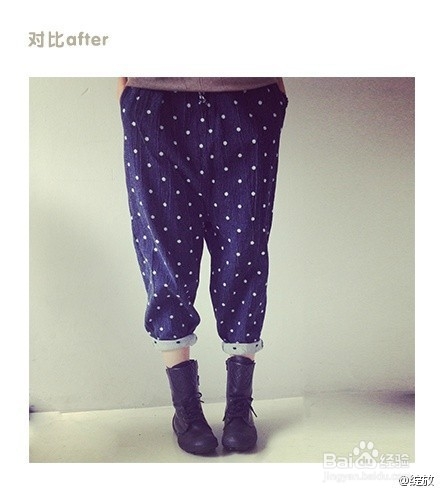 绽放旅行女装 教你如何把裤口挽的美美的