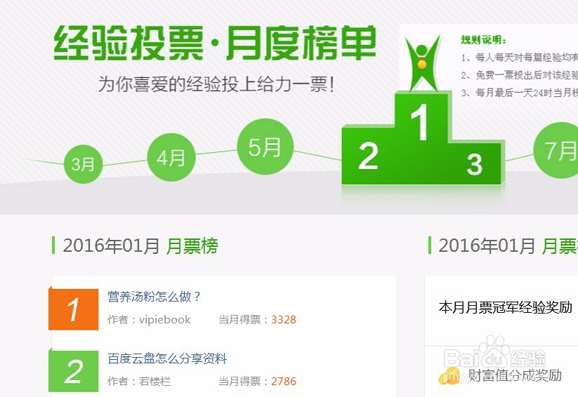 如何为百度经验中的经验投票